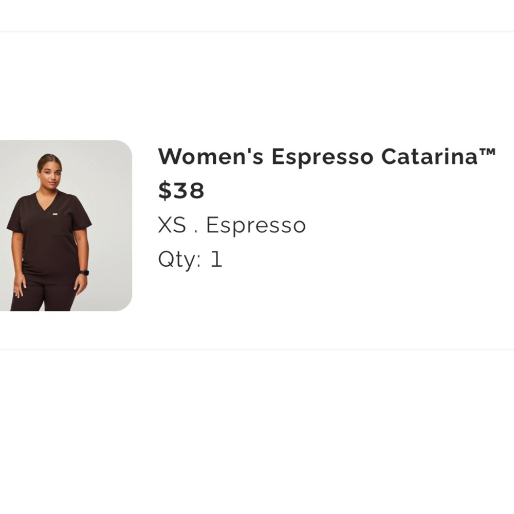 Figs Scrubs Espresso Set